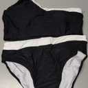 MOOSLOVER Women Cutout One Shoulder High Waisted Bikini High Cut Two Piece Swimsuits, XL