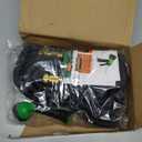 Flexi Hose Expandable Garden Hose with 8 Function Nozzle, 100FT - Lightweight Retractable Garden Hose, Water Hose - No-Kink Flexibility, 3/4 Inch Solid Brass Fittings and Double Latex Core (Black)