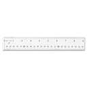 Westcott 10564 See Through Acrylic Ruler, 18-Inch , Clear