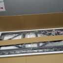 EXCEFUR Modern TV Stand for TV up to 55 Inch, Industrial Media TV Console Table with Storage Shelves, Entertainment Center for Living Room Bedroom, Rustic Grey 47 Inch