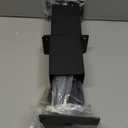 2 Pcs 4"x4" Fence Post Anchor,Inner Size 3.6"x3.6" Heavy Duty Fence Post Anchor Ground Spike 22" with Black Powder-Coated Outdoor Support Deck,Fence,Porch,Railing,Mailbox..