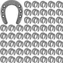 Gisafai 150 Pack 1.77 x 2 Inch Cast Iron Horseshoe for Crafts or Decor Western Theme Wall Decor Mini Older Iron Horseshoes for Wall Hung Durable Horseshoe for Good Lucky Party Favor Decoration