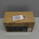 Gusto Nostro White Marble Wine Chiller for Glass and Stainless Steel Tumbler Set of 2 - Freezable Wine Glass Chiller Holder - Cool Set of Chillers and Stemless Metal Wine Tumblers for HomeBar (Silver)