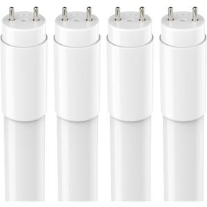 JESLED 4-Pack of T8 4-Foot LED Tube Light Bulbs