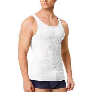 Compression Shirt Men Tank Top Undershirt Slimming Body Shapewear Tummy Control Gynecomastia Sleeveless, Size: X-Small-Small