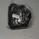 LIBERECOO Round Vinyl Fitted Tablecloth with Flannel Backing Elastic Edge Table Cover Waterproof Stain-Resistant Wipeable Tablcloths Fits 40-44" Round Tables (Black Wood)