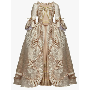 Court Rococo Baroque Marie Antoinette Ball Dresses 18th Century Victorian Dress Ball Gowns Royal Women Costume One Size