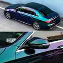 Glossy Purple to Charming Green Metallic Chameleon Vinyl Wrap Sparking Diamond Gradient Color Change Car Body Vinyl Film Roll, 59.84 inch x 29.52 inch