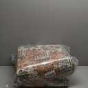 zesthome 5x7 Area Rugs - Ultra-Thin Washble Rug, Stain Resistant Anti Slip Backing Rugs for Living Room,Bedroom, Vintage Home Decor Area Rug (Orange,5'x7') (5' x 7' (Rectangular), Orange)