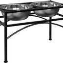 Elevated Dog Bowls for Large Dogs, 14" Raised Dog Bowl Stand for Large Sized Dog, Large Dog Feeder with Food and Water Bowls
