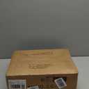 IBUYKE Square Makeup Stool with X-Leg Foot Rest, PU Footrest, Ottoman Seat Vanity Stool, Multi-Use as Small Side Table, for Bedroom, Living Room, Black LG-71B (17.72"-Leather)