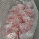 Ciaell 24 Pack Pink Plastic Champagne Flutes - 6oz Ribbed Disposable Champagne Glasses - Pink Vintage Mimosa Glasses with Long Stem, Elegant & Lightweight for Weddings and Party