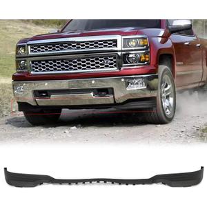 ECOTRIC Front Lower Valance Panel Apron Compatible with 2014 2015 Silverado 1500 Air Dam Bumper Deflector Replace for GM1092242 23423409