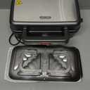 3 in 1 Sandwich Maker, Waffle Maker with Removables Plates, Panini Press Waffle Iron Set with 5-gear Temperature Control, Non-stick Coating Cool Touch Handle Anti-skid Feet for Breakfast, 1200W