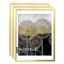 18x24 Picture Frame Set of 3 for Photo Poster Horizontally/Vertically
