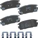 Bendix Premium SBC1275 Ceramic Rear Brake Pads for Chevrolet Captiva Sport 2015-2008, Equinox 2017-2007, GMC Terrain 2017-2010, Pontiac Torrent 2009-2007, Saturn Vue 2010-2008, Suzuki XL-7 2009-2007