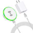 Magnetic Wireless Charger 15W Samsung Magsafe Charger for Galaxy S26/S26+/S25 Ultra/S25/S24/S23 Ultra/S22/S21, Fast Charging Wireless Charging Pad Compatible with Google Pixel 10/9/9 Pro/8/8a/7a/7