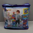 MEGA BLOKS First Builders Toddler Blocks Toys Set, Big Building Bag with 80 Pieces and Storage, Blue, Ages 1+ Years