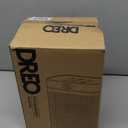 DREO Space Heater, 1500W Portable Electric Heaters for Indoor Use, PTC Ceramic Heater for Office with Remote, Thermostat, 70Oscillation, 12H Timer, 5 Modes, Safe Quiet Room Heater for Bedroom (Silver)