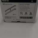 Linear Shower Drain with Tile Insert Panels, 24 Inch Black 304 Stainless Steel Rectangle Shower Floor Drain, with Hair Catcher, Adjustable Feet, Fits Bathroom, Balcony