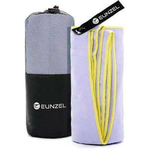Eunzel Quick Dry Camping Towel, Microfiber Travel Towel Super Absorbent Fast Drying Towel for Camping, Beach, Gym, Backpacking, Yoga & Swimming(30" x 60", Taro Purple) (30.00" x 60.00")