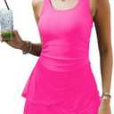 CiCiBird Women One Piece Tummy Control Swimsuit Modest Swim Dress Bathing Suit Skirt Swimwear Size L