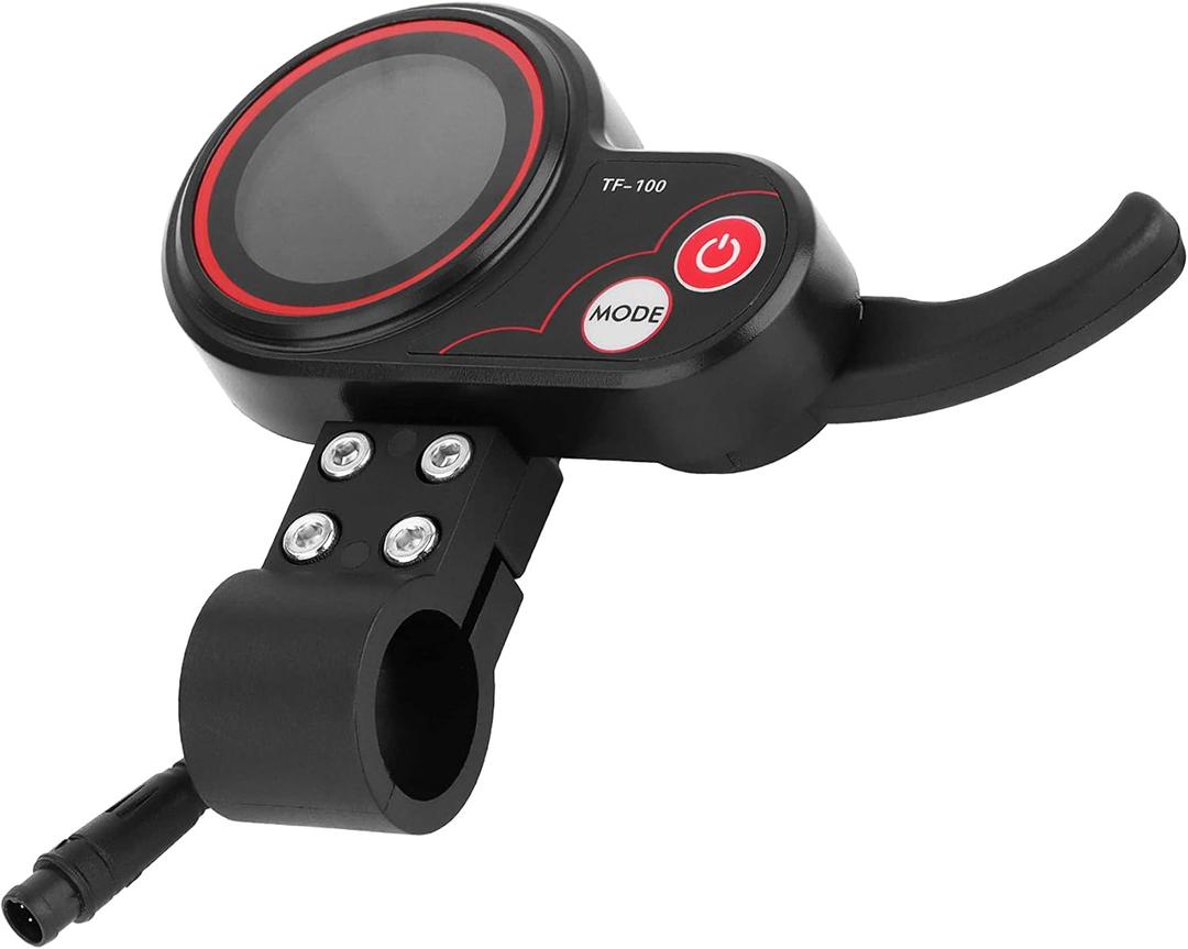 Electric Thumb Throttler Controller with Display 48V TF-100 Electric Display Panel Compatible with KUGOO M4 Electric Scooter