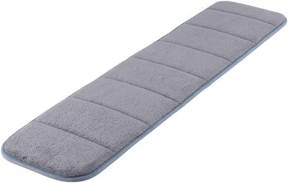 Upgraded Computer Wrist Elbow Pad, Creatiee Premium Memory Cotton Desktop Keyboard Arm Rest Support Mat for Office Desktop Working Gaming - Less Elbow Pain(Long-Sized, 7.9 x 31.5 inch)(Gray)