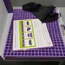 Purple Ultimate Seat Cushion | Pressure Reducing Grid Designed for Ultimate Comfort | Designed for Gaming | Made in The USA