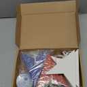 18 Pack 12'' 3D Large Patriotic Paper Stars Hanging Decorations 4th of July Red White and Blue Star Decor Memorial Day Tree Ornaments Independence Day 250th Anniversary Decoration for Ceiling Porch