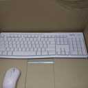Logitech MK270 Wireless Keyboard and Mouse Combo for Windows, 2.4 GHz Wireless, Compact Mouse, 8 Multimedia and Shortcut Keys, 2-Year Battery Life, for PC, Laptop - Rose