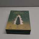 4 Pcs Christmas Tree-Shaped Flameless Taper Candles with Remote and Timer, 9.8'' Real Wax LED Window Candlesticks, 3D Flame Wick Battery Operated Christmas Tree Candles for Holiday Decoration (Green)