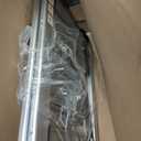 4 Step Ladder, Aluminum Folding Stool with Retractable Handgrip