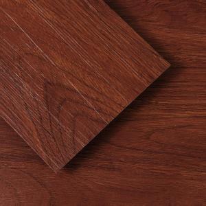 Yun-aeon Reddish Brown Peel and Stick Floor Tiles 12-Pack 18 Sq Ft Stripe Self Adhesive Wood Grain Planks Removable Vinyl Flooring Art Deco for Bedroom Living Room (36In6In)