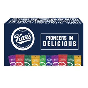 Kars Nuts Sweet N Salty Trail Mix Variety Pack, Pack of 24 Sweet N Salty, Sweet N Spicy, Peanut Butter N Dark Chocolate Individually Wrapped, Gluten-Free Snack Mix