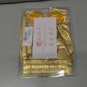 Girls Metallic Shorts Shiny Hot Pants for Dance Gymnastics Sparkly Shorts with Sunglasses (Gold, XL)