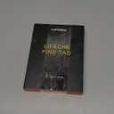 Luggage Tags Built-in Anti-Loss Tracker, Luxury Leather Luggage Tags for Suitcase, Travel Bags, Backpacks, Travel Organizer for Lost Baggage Prevention (Black*2 Pack)