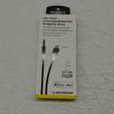 Scosche i3AUXB4SG-SP MFi Certified Hookup Premium Lightning to AUX Braided Audio Cable, 4 Feet, Space Gray (Black)