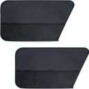 2 PCS Dog Car Door Protector, Scratch-resistant Car Door Protector Cover with Mesh Storage Pocket, Waterproof Oxford Cloth Pet Auto Doors Cover, Universal for Car SUV Truck (Black)