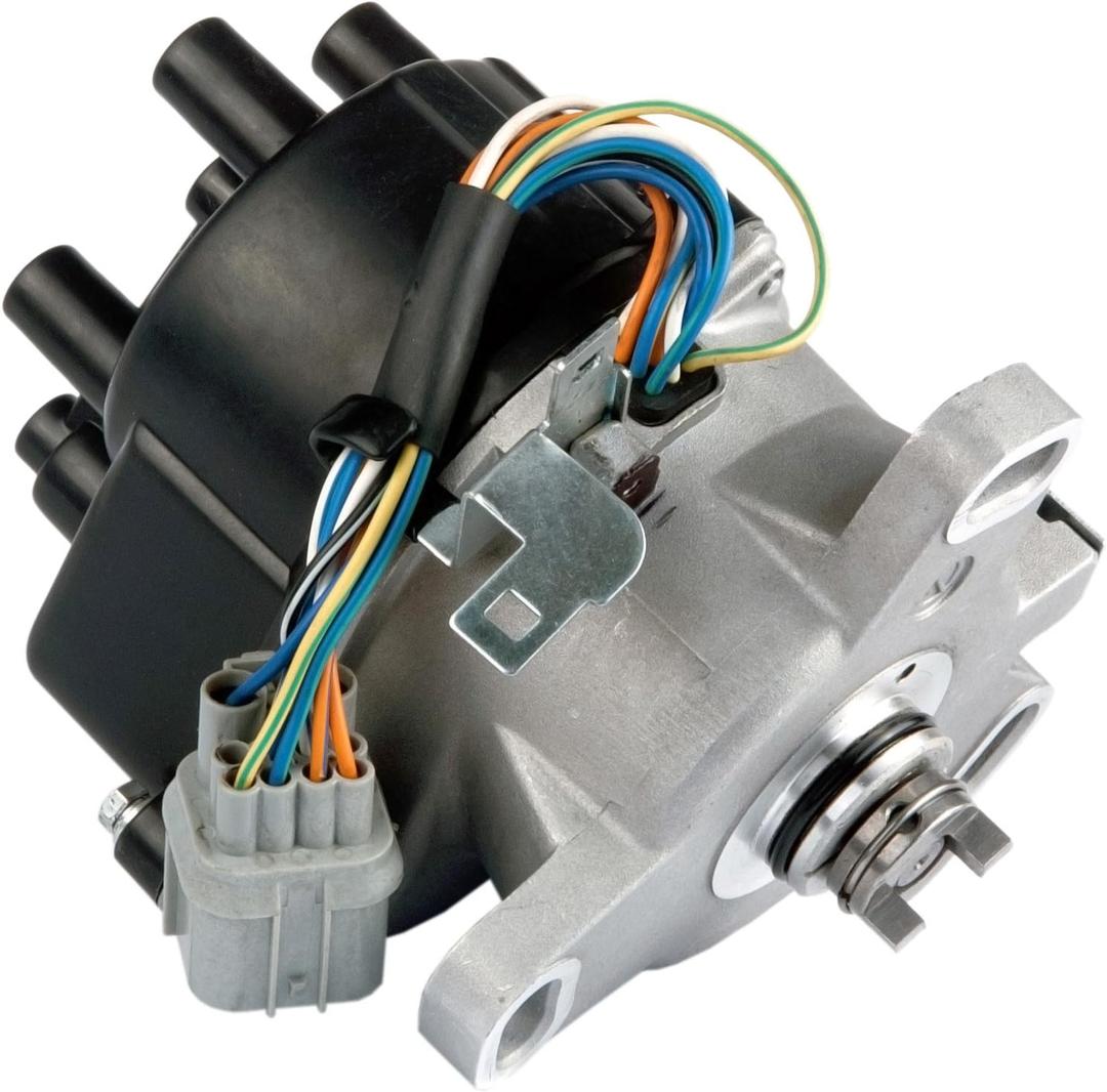 MAS Ignition Distributor w/Cap & Rotor TD-80U TD-98U Compatible with 96-98 Honda Civic EL 1.6L SOHC Civic del Sol TEC D16Y7 D16Y 30100-P2E-A01 30100P2EA01
