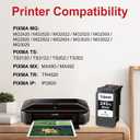 Topink 245XL Black Ink Cartridge for Canon Printer Ink 245 Black XL PG-245 PG 243 PG-243 Compatible with Cannon Pixma MX490 MX492 MG2522 TS3100 TS3122 TS3300 TS3322 TR4500 TR4520 TR4522 Printer