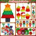 TOAPER 200Pcs Premium Christmas Party Favors Set, Bulk Goodie Bag Stuffers, Classroom Prizes, Christmas Favors Gifts for Boys, Girls