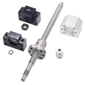 650mm SFU1605 Ball Screw Set, RM1605 Ball Screw with Metal Ball Screw Nut and Set BK/BF12 for CNC Machine,Diameter 16mm,5mm Lead (Diameter 16mm, 650mm) (Diameter 16mm) 650mm SFU1605 Ball Screw Set, RM1605 Ball Screw with Metal Ball Screw Nut and Set BK/BF12 for CNC Machine,Diameter 16mm,5mm Lead (Diameter 16mm, 650mm) (Diameter 16mm)