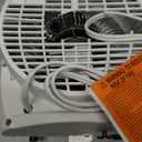 BLACK+DECKER Space Heater, for Office Desk, Home Office & Portable Desk, Personal Heater with 3 Settings, Desk Heater with Adjustable Thermostat, White (8.4 x 5.2 x 10 Inches)