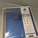 Clever Fox Budget Planner  Coiled Finance Book, Monthly Financial Journal, Budgeting Organizer & Expense Tracker Notebook, 8.5x9.5 (Mystic Blue)