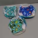 ALVABABY Baby Swim Diapers 3pcs Reuseable Washable & Adjustable for Swimming Lesson