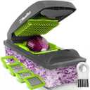 Mueller Pro-Series 10-in-1, 8 Blade Vegetable Slicer, Onion Mincer Chopper