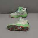 Women Men Basketball Shoes Fashion Running Sneakers Colorful Painting Sport Shoe (Green) 7/6