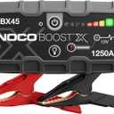 NOCO Boost X GBX45: 1250A UltraSafe Jump Starter  12V Lithium Battery Booster Pack, Portable Jump Box, Power Bank & Jumper Cables - for 6.5L Gas and 4.0L Diesel Engines