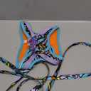 Cat Harness and Leash Set, Step-in Escape Proof Adjustable Vest Harness for Small Medium Large Cats, Lightweight Soft Breathable Reflective Kitten Harness for Walking Travel, Camping(Butterfly, M) (M Chest: 45-50cm(17.7"-19.7"))